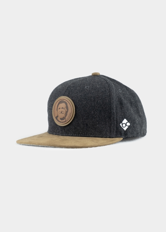 Cap "Monaco" - dunkelgrau, v2 (Snapback)